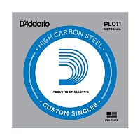 D'ADDARIO PL011 - Plain steel